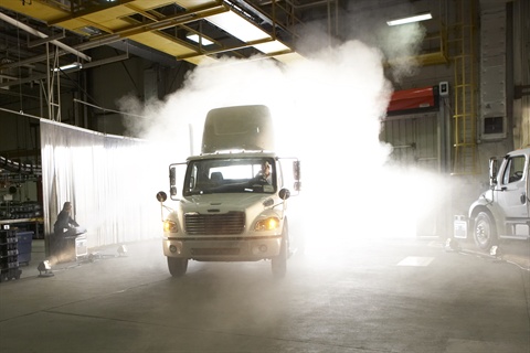 Daimler Trucks North America (DTNA) marked the production of its 1,000th hybrid electric vehicle with a celebration at its Mt. Holly, N.C. plant. The 1,000th vehicle - a Freightliner Business Class® M2 106 Hybrid truck - is manufactured at the Mt. Holly location. 