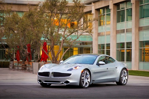 The 2012 Fisker Karma.