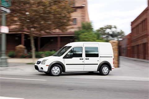 The 2012-MY Ford Transit Connect Electric.