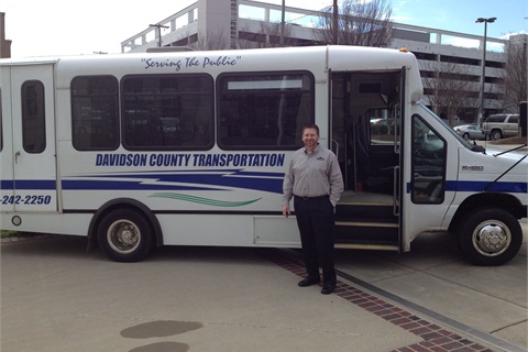 A Davidson County shuttle fueled by propane autogas.