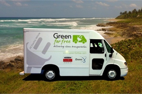 A pre-production vehicle arising from the Green for Free initiative.