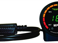Working with a vehicle&rsquo;s OBD-II, the Ecometer is a &ldquo;plug-and-play&rdquo; instantaneous fuel-efficiency meter.